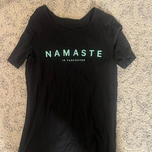 Namaste in Vancouver Black T-Shirt
